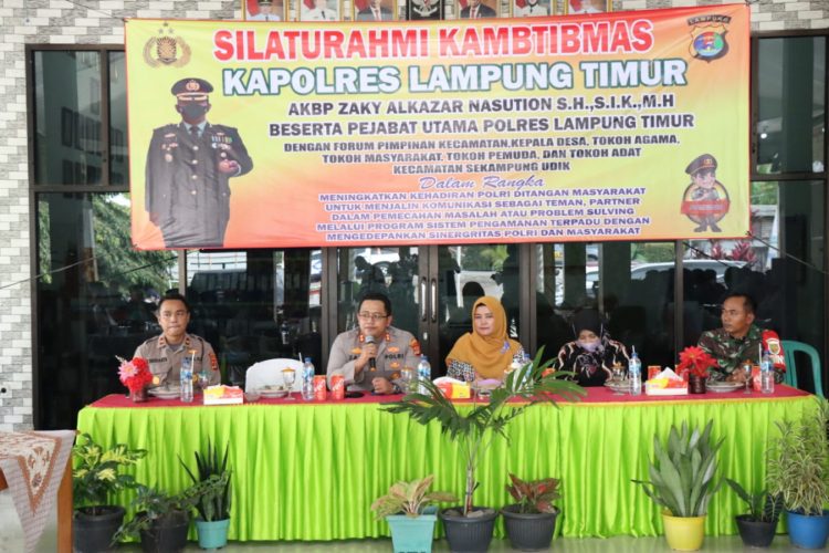 Polres Lampung Timur Gelar Silaturahmi Kamtibmas