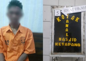 Spesialis Pencuri Kotak Amal Masjid