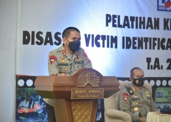 Polda Lampung Gelar Pelatihan Disaster Victim Identification