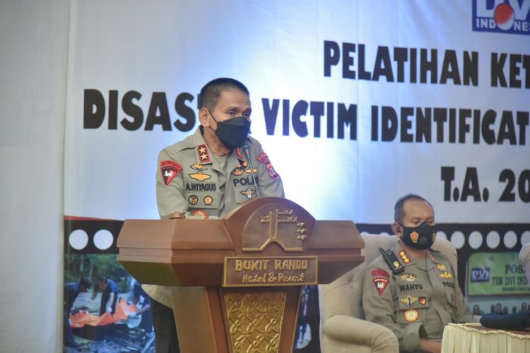 Polda Lampung Gelar Pelatihan Disaster Victim Identification