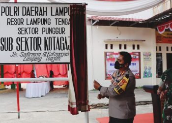 Subsektor Kotagajah Diresmikan Kapolres Lampung Tengah