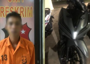Warga Bandar Lampung Maling Motor di Pesawaran Ditangkap Polisi