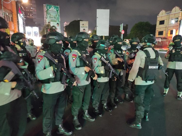 Polresta Bandar Lampung Laksanakan Patroli Gabungan