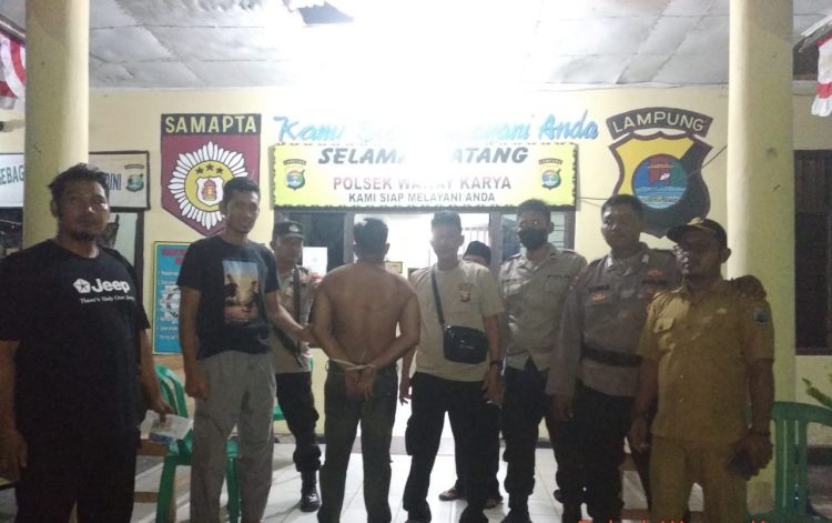 Maling Motor di Katibung di Amuk Massa