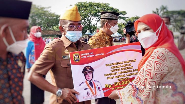 Veteran Indonesia Bandar Lampung Terima Bantuan Rp50 Juta di HUT Ke-77 RI