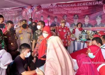 Vaksinasi Merdeka Bandar Lampung