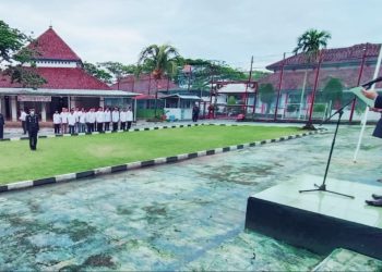 Upacara Hari Dharma Karya Dhika ke 77 di Rutan Kotabumi