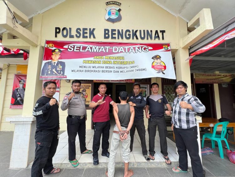 Polisi Tangkap Maling Motor di Pekon Kota Jawa