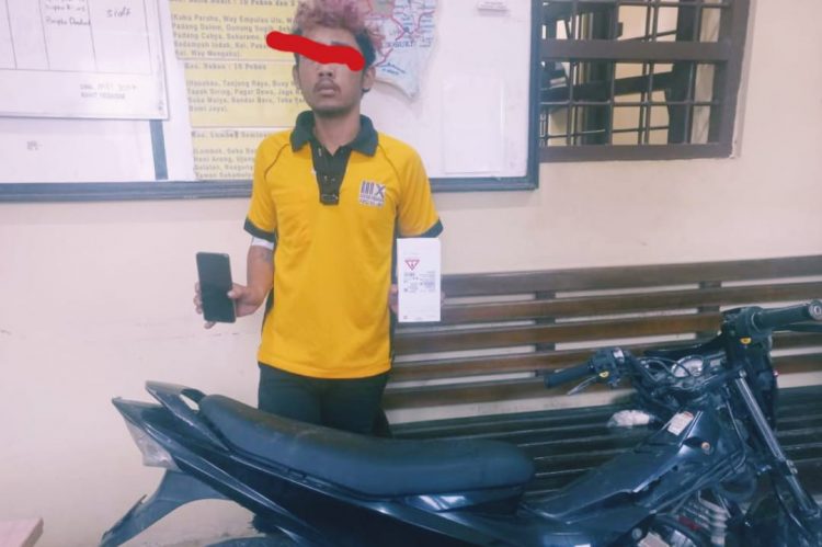 Polisi Tangkap Warga Pekon Teba Pering Raya