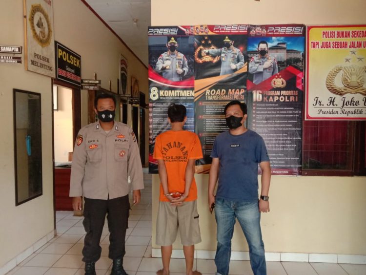 Pencuri Motor Asal Desa Wana Melinting Ditangkap Polisi