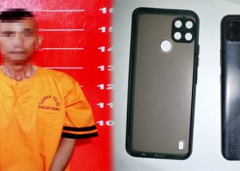 Polisi Tangkap Maling HP di Warung Bakso