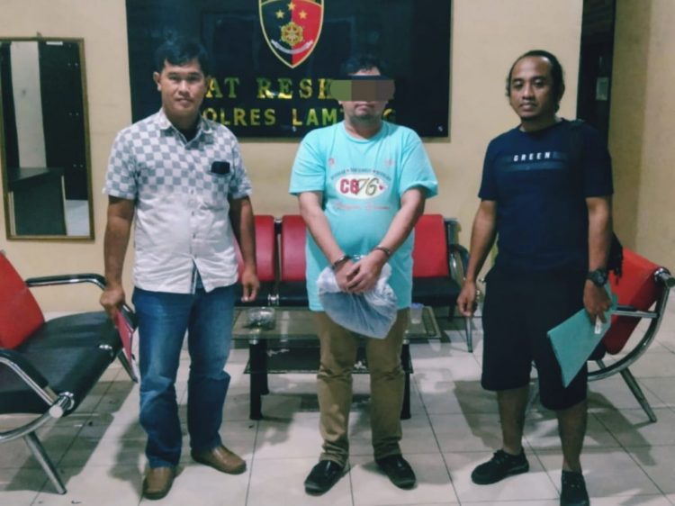 Polres Lamteng Tangkap Buronan Penggelapan Dalam Jabatan