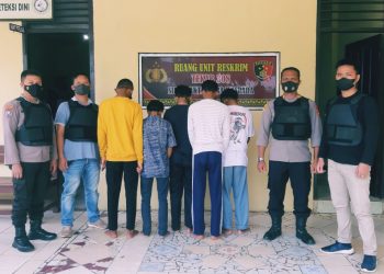 Polisi Tangkap Maling Gadril Gerbang Tol Tegineneng Timur
