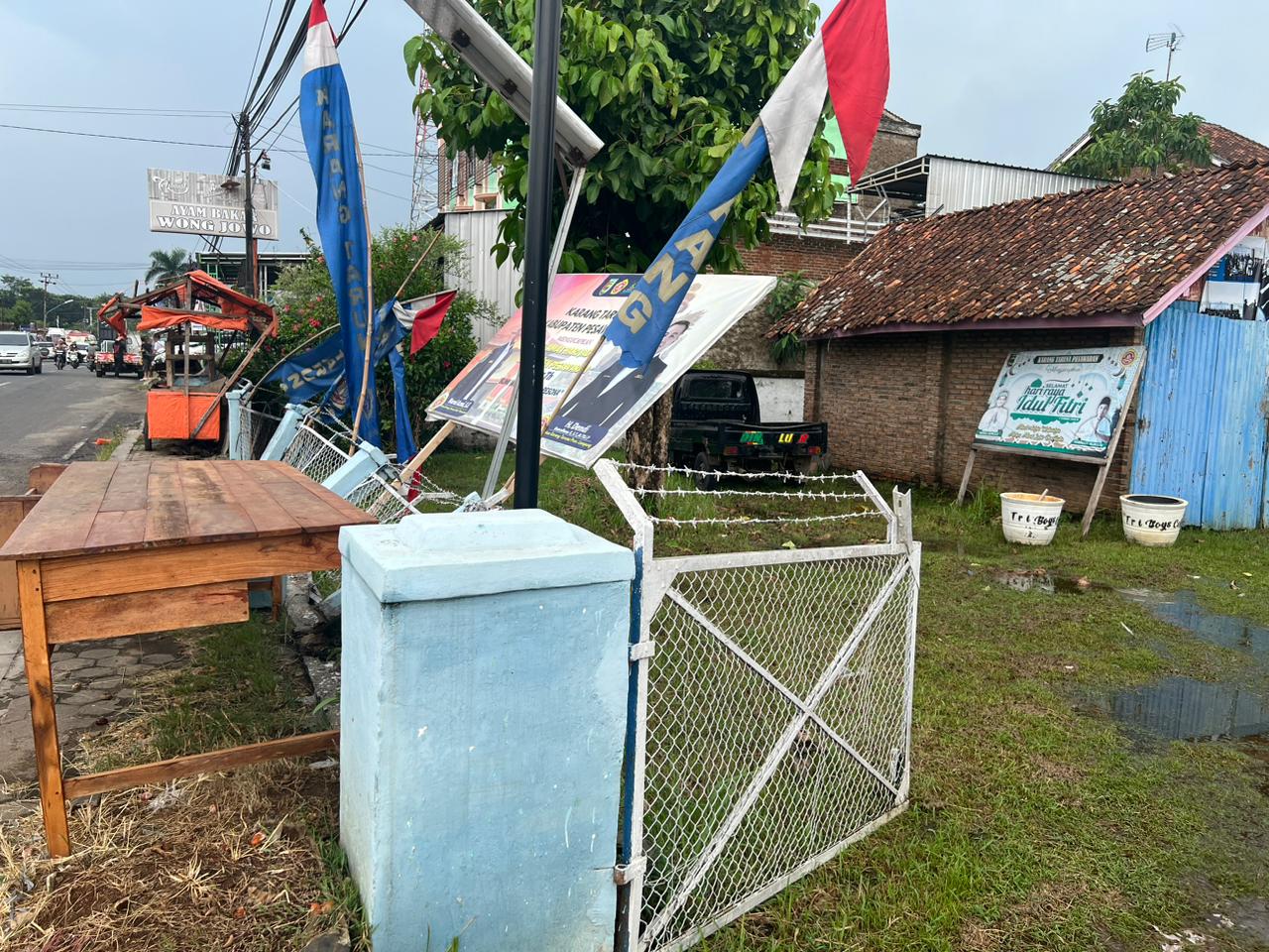 Sekretariat Karang Taruna Pesawaran Rusak