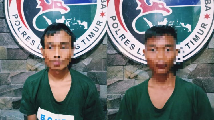Polres Lamtim Tangkap 2 Pria Braja Selebah Terkait Narkoba