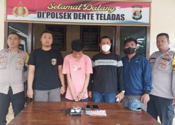 Remaja Asal Way Nibung Ditangkap Polsek Dente Teladas