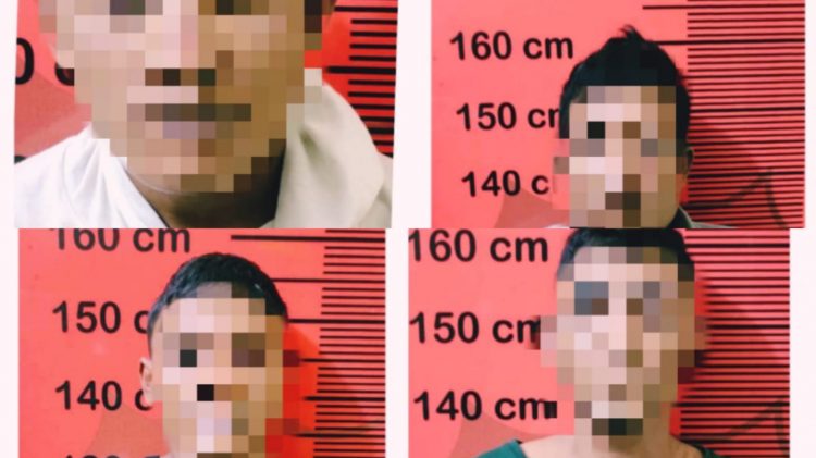 Polisi Tembak 4 Rampok di Pasir Sakti