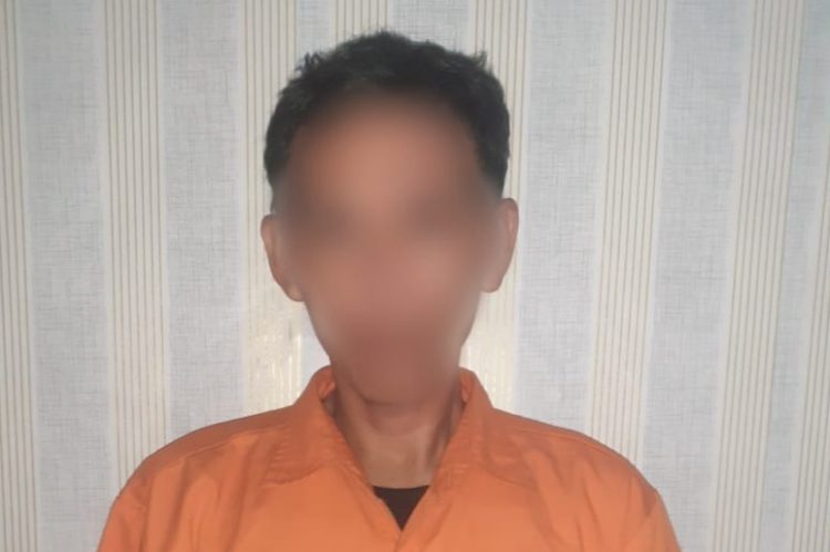 Polisi Tangkap Pencuri di Desa Gebang Teluk Pandan