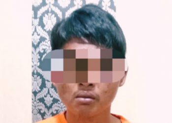 Polsek Terusan Nunyai Tangkap Pencuri Motor di Kantor Divisi V PT Gunung Madu