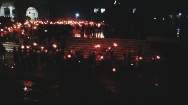 GMNU Pesawaran Adakan Pawai Obor Peringatan Hari Santri 2022