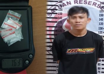Polisi Tangkap Pengedar Narkoba di Pasar Unit 2