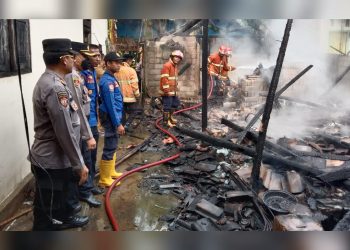 Rumah Warga Pekon Podosari Terbakar