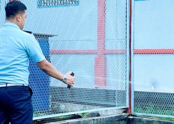 Rutan Kotabumi Gelar Latihan Penggunaan Semprotan Merica