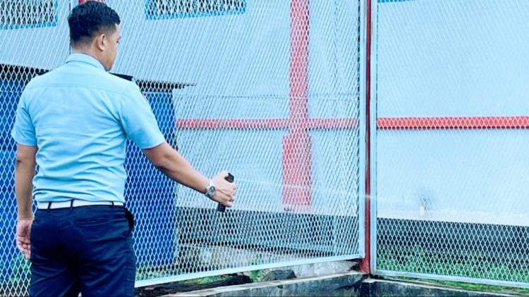 Rutan Kotabumi Gelar Latihan Penggunaan Semprotan Merica