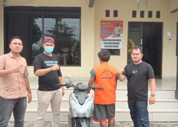 Polsek Penengahan Tangkap Pencuri Motor