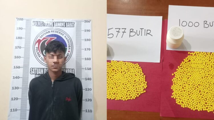 Pengedar Pil Hexymer Asal Mesuji Ditangkap Polisi