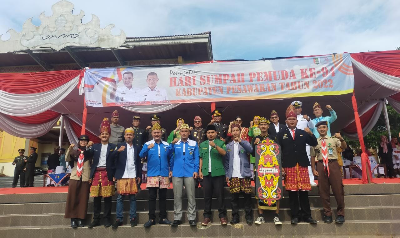 Nurul Azmi Menjadi Perwira Upacara Hari Sumpah Pemuda