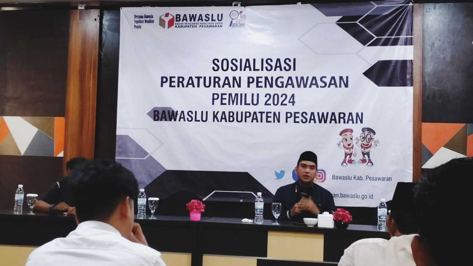 Bawaslu Pesawaran Sosialisasi Peraturan Pengawasan Pemilu