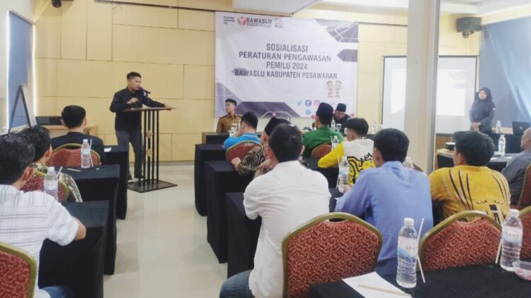 Bawaslu Pesawaran Sosialisasi Peraturan Pengawasan Pemilu