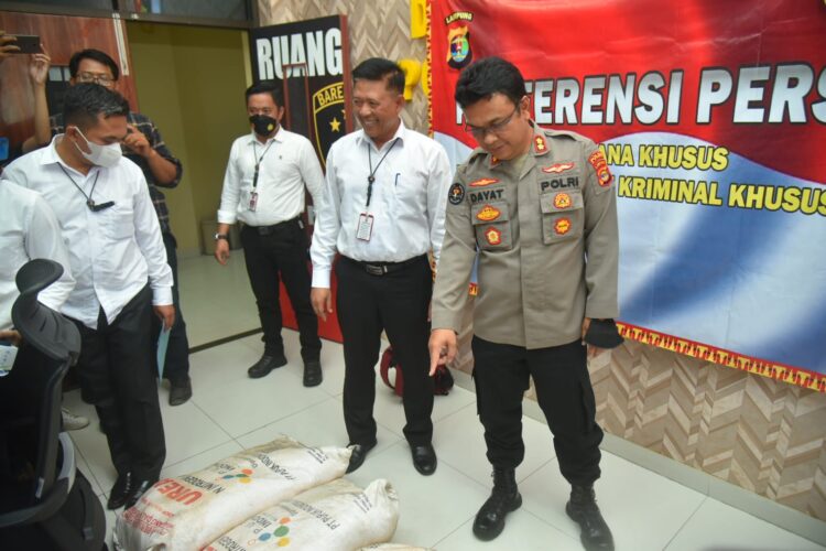 Polda Lampung Bongkar Penyelewengan Pupuk Urea Bersubsidi