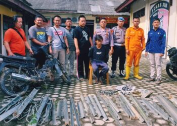 Polisi Tangkap Pencuri Material Tower SUTT