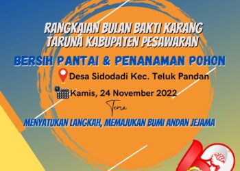 Karang Taruna Pesawaran Melaksanakan BBKT ke 62