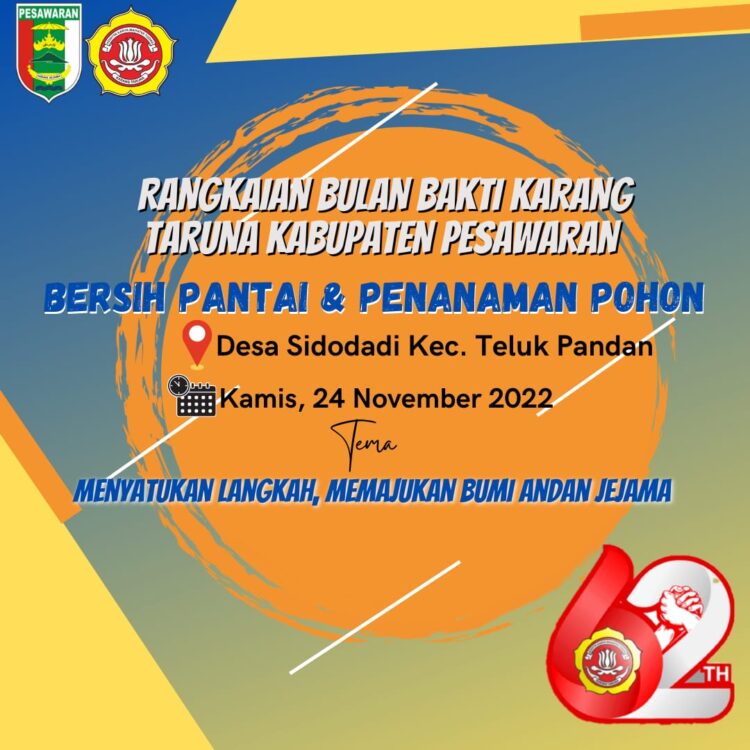 Karang Taruna Pesawaran Melaksanakan BBKT ke 62