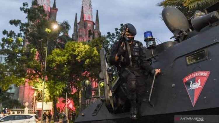 52 Gereja di Bandar Lampung Dijaga Polisi
