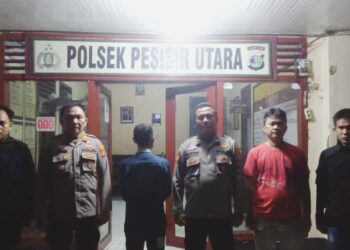 Warga Pekon Lemong Ditangkap Polsek Pesisir Utara