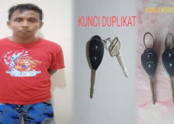 Polsek Rawajitu Selatan Ringkus Pencuri Mobil Innova