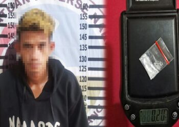 Rumah Kontrakan Tempat Transaksi Narkotika, Digerebek Polres Tulang Bawang