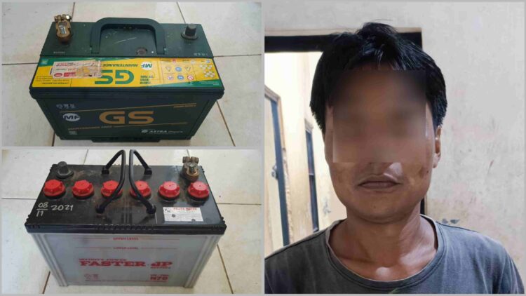Polisi Ringkus Pelaku Pencurian Aki Mobil, 1 Orang Jadi Buronan