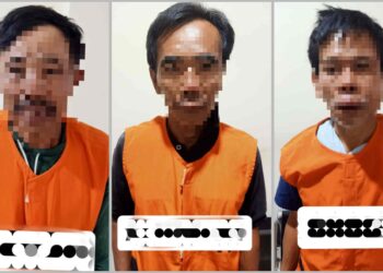 Curi 2 Ekor Sapi, 3 Pria Lansia Diringkus Tekab 308 Polres Lampung Selatan