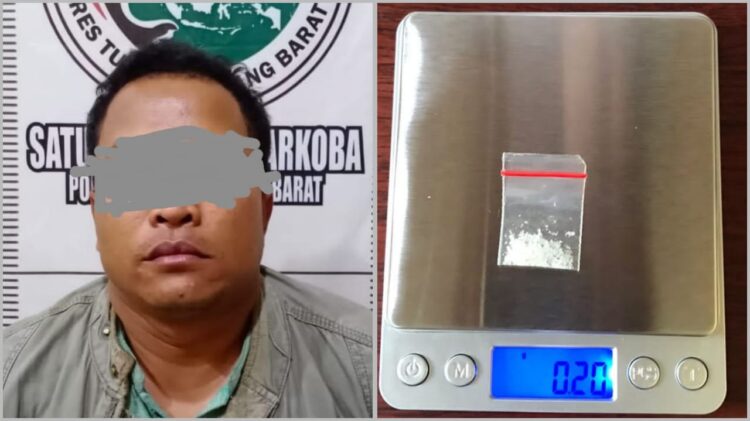 Gagal Nikmati Sabu, Pemuda 34 Tahun Asal Tumijajar Diringkus Petugas