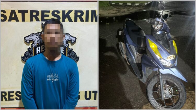 Tadah Motor Hasil curian, Pria di Kotabumi Digelandang ke Kantor Polisi