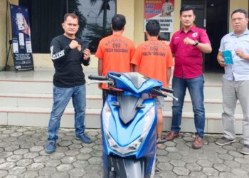 Pencuri 5 Unit Hp di Dusun Harapan Jaya, Dibekuk Polsek Penengahan