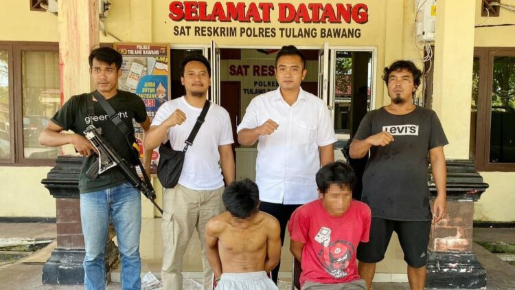 2 Pencuri Hewan Ternak Dibekuk Tekab 308 Presisi Polres Tulang Bawang