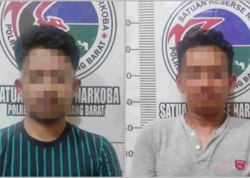 Pesta Sabu di Bengkel, 2 Pria di Tulangbawang Tengah Digerebek Polisi