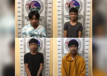 4 Pemuda Pemakai dan Pengedar Ganja di Tulangbawang Tengah Kompak Masuk Bui