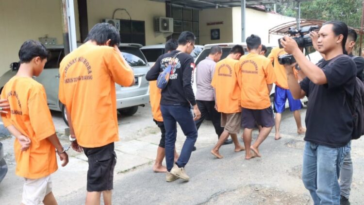 Dalam Sepekan, Polres Tulang Bawang Ringkus 9 Pelaku Kejahatan